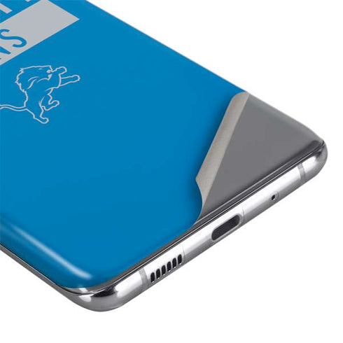 NFL Detroit Lions Blue Performance Series Galaxy S20 Plus Skin